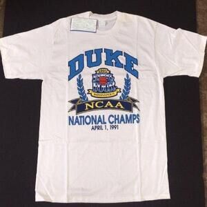 Retro Duke 1991 Ncaa National Champs Basketball T-Shirt